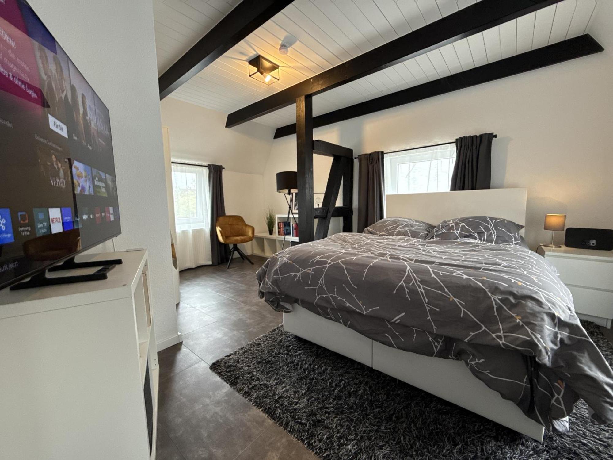 Fachwerkhaus Mit 2 Getrennten Schlafzimmern, Wohnzimmer Und Kueche Bückeburg Exteriör bild